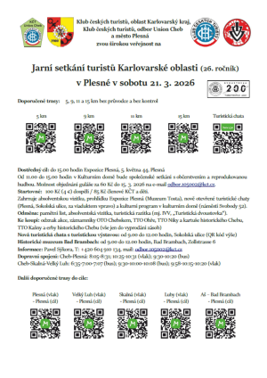 Jarní turistické setkání